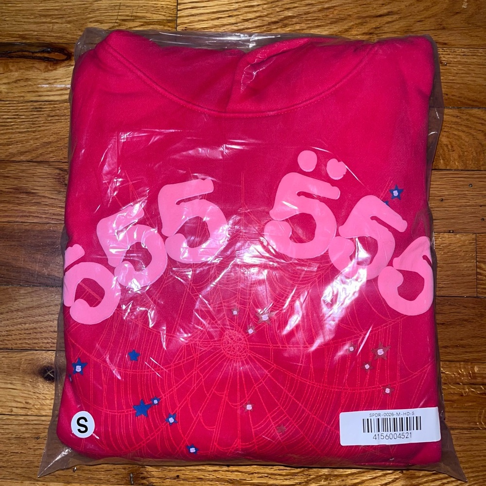 Red Pink Angel 555 hoodies